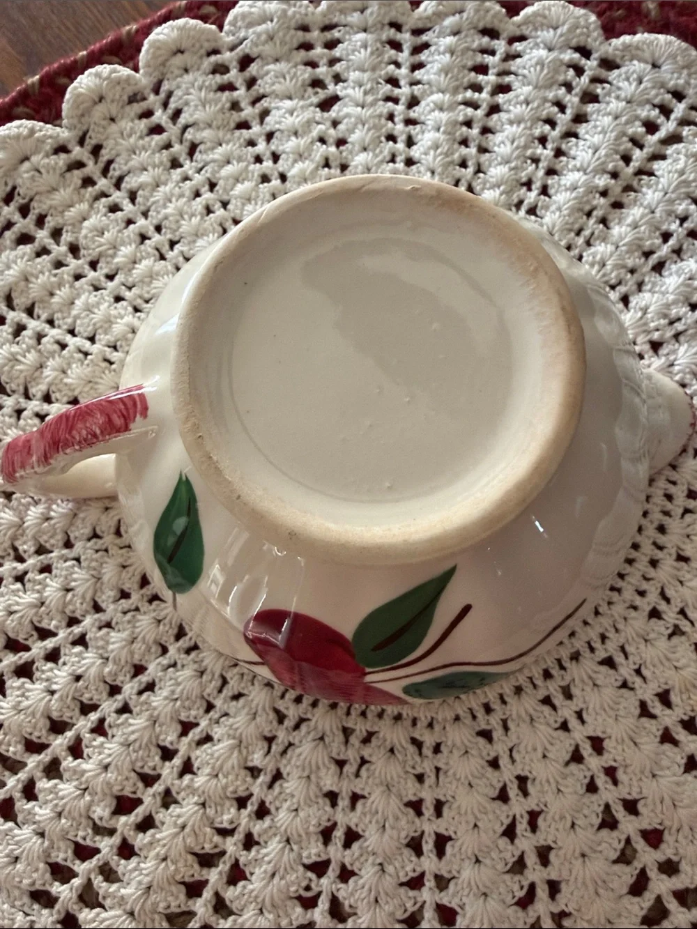 Blue Ridge Pottery Crab Apple Gravy Boat